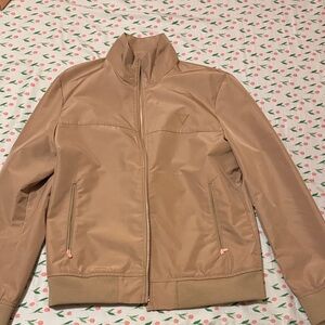Tan Zip-Up Jacket